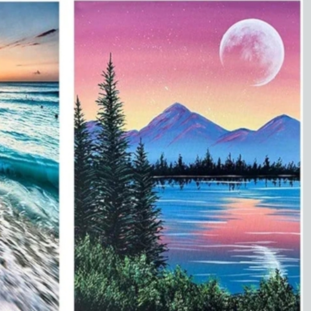 LWZAYS Paint By Numbers Kit Mountains (New)